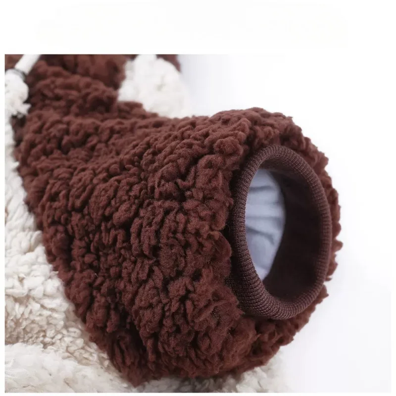 Dog Clothing With Plush Gold Fur Alaska Thickened Large Dog Pet Winter Autumn And Winter Clothing