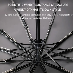 Xiaomi-Guarda-chuva de luz automático monocromático, dobrável, tamanho grande, pára-sol, proteção UV, 12 ossos 8 principais vendas caser para arma - №6