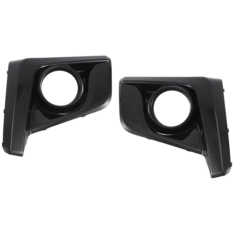 متفوقة الجبهة الوفير الضباب غطاء خفيف مصبغة الضباب مصباح الحافة غطاء لسوبارو-XV Crosstrek18-20 57731FL081 57731FL082 ألياف الكربون