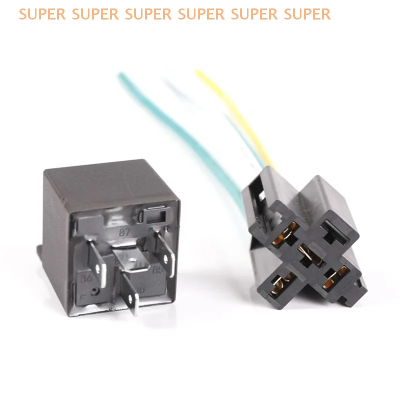 

Anti-Theft Normally Closed Relay 4-Pin 12V 40A GPS Car Truck Van Motorcycle Boat