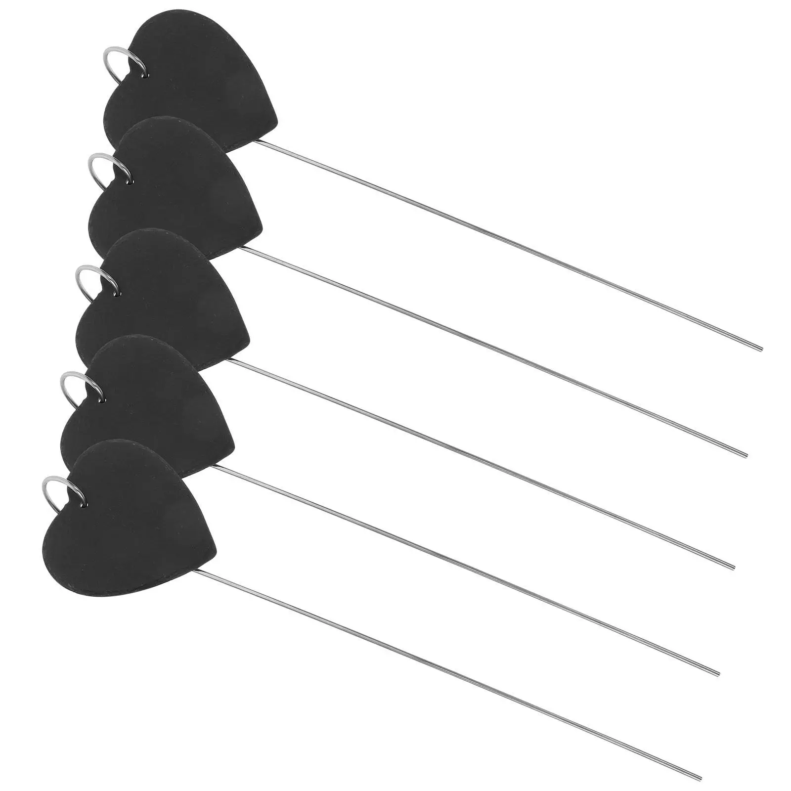 

Набор из 5 маркеров для растений из нержавеющей стали: каменные таблички для сада, цветочных горшков, идентификации растений, суккулентов