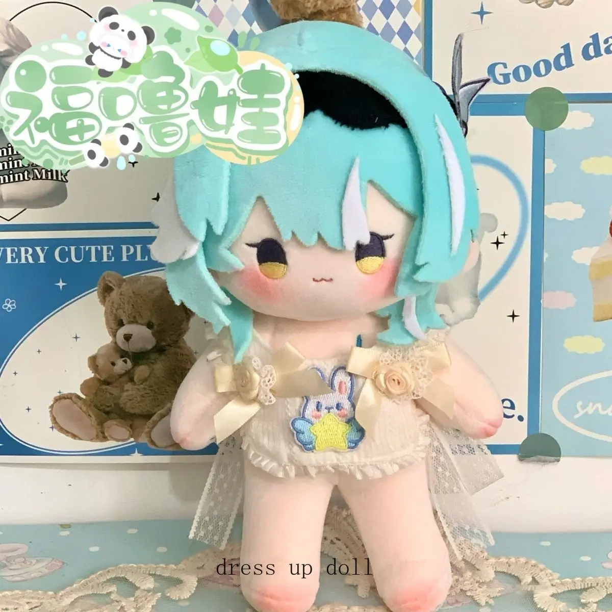 

20CM Game Genshin Impact Eula Cotton Doll Pillow Figure Plushie Stuffed Dolls Toys Anime Figure Plushie Cosplay Handsome Gifts