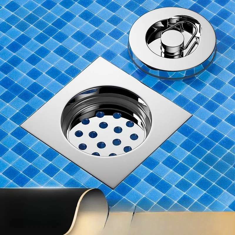 

Рыбный пруд, полностью медный слив для пола, ванна, бассейн, дренажный клапан для пруда с горячими источниками, квадратная сливная пробка