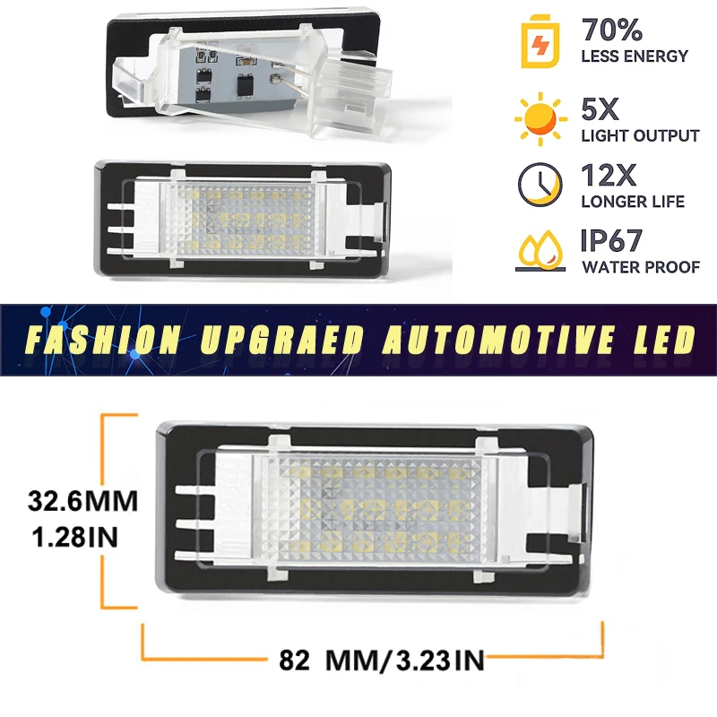 Plafonnier LED Canbus pour Renault Dacia Duster Logan Lodgy, éclairage de plaque d\'immatriculation, Captur Scenic décennie kEspace Fluence Kaptur, 2