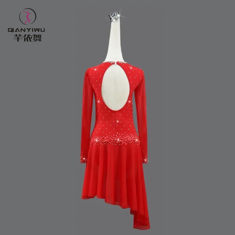 Traje de Danza Deportiva 2026, Falda de Danza para Adultos, Vestido Latino Nuevo para Fiesta, Ropa de Escenario para Mujer, Traje con Flecos para Competencia y Práctica samba vestuario competicion flamenco trajes latin