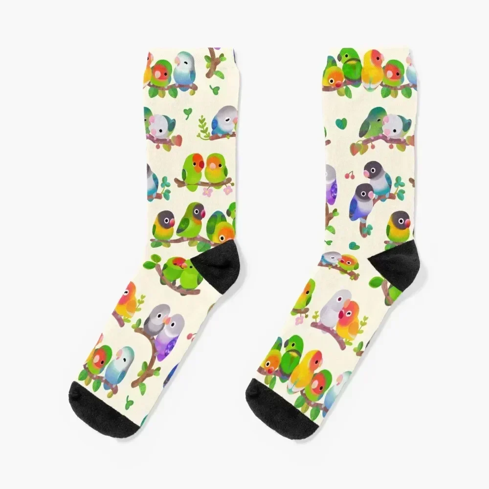 

Lovebird Socks christmas stocking Climbing christmas gift Rugby Man Socks Women's