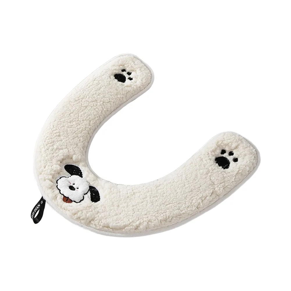 Soft Plush Toilet Seat Cover Thickened Washable Toilet Warmer Cover Suitable for Various Round and Square Seat Types