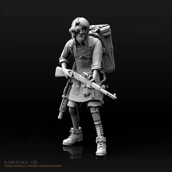 

1/35 50 мм наборы моделей из смолы, фигурка армейской игрушки «сделай сам», самостоятельная сборка A-328