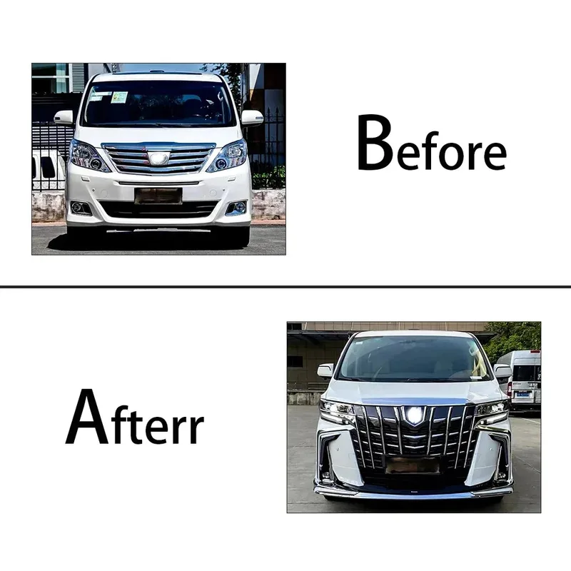

Самый продаваемый новый комплект кузова для Alphard Vellfire Anh20 2008 2009 2010 2011 2012 2013 2014 Обновление до 2018 2020 ANH30 серии 35