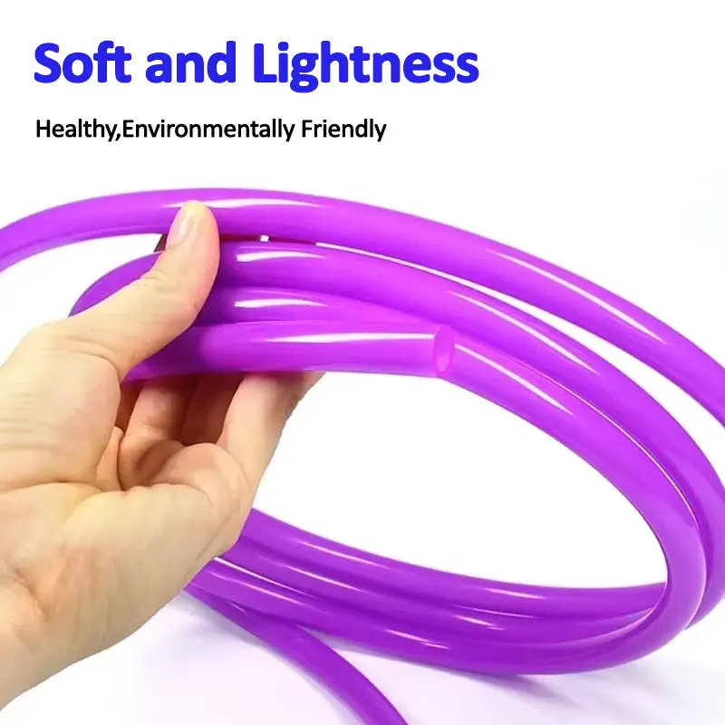 1-10m Food Grade Purple Silicone Rubber Hose Diameter 0.5/1/2/4/5/6/7/8/10mm Flexible Silicone Tube Drink Water Pipe Garden Hose