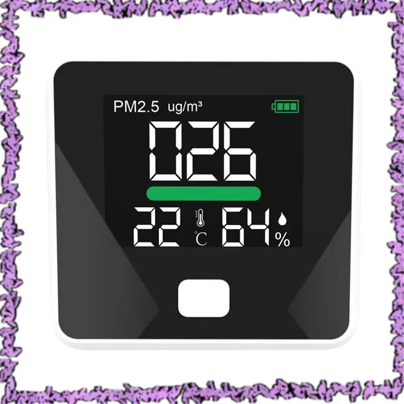 

SCLL-DM103B Portable Digital Air Quality Detector PM2.5 CO2 Tester Portable Digital Air Quality Detector