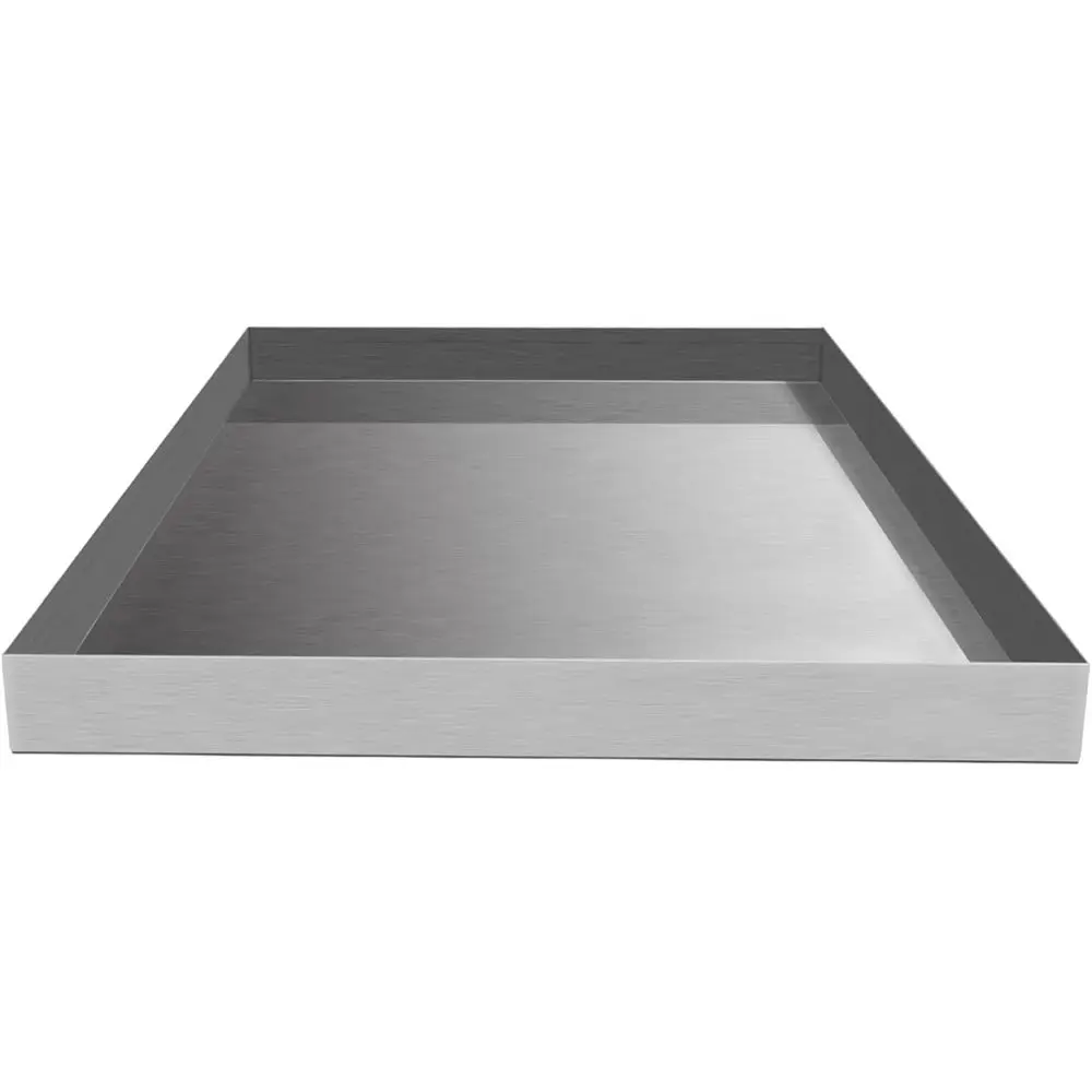 

Extra Large Rust-Resistant Washer Drain Pan - Heavy Duty Under-Machine Water Containment Tray, 36x36x2.5 inches, 1-Piece