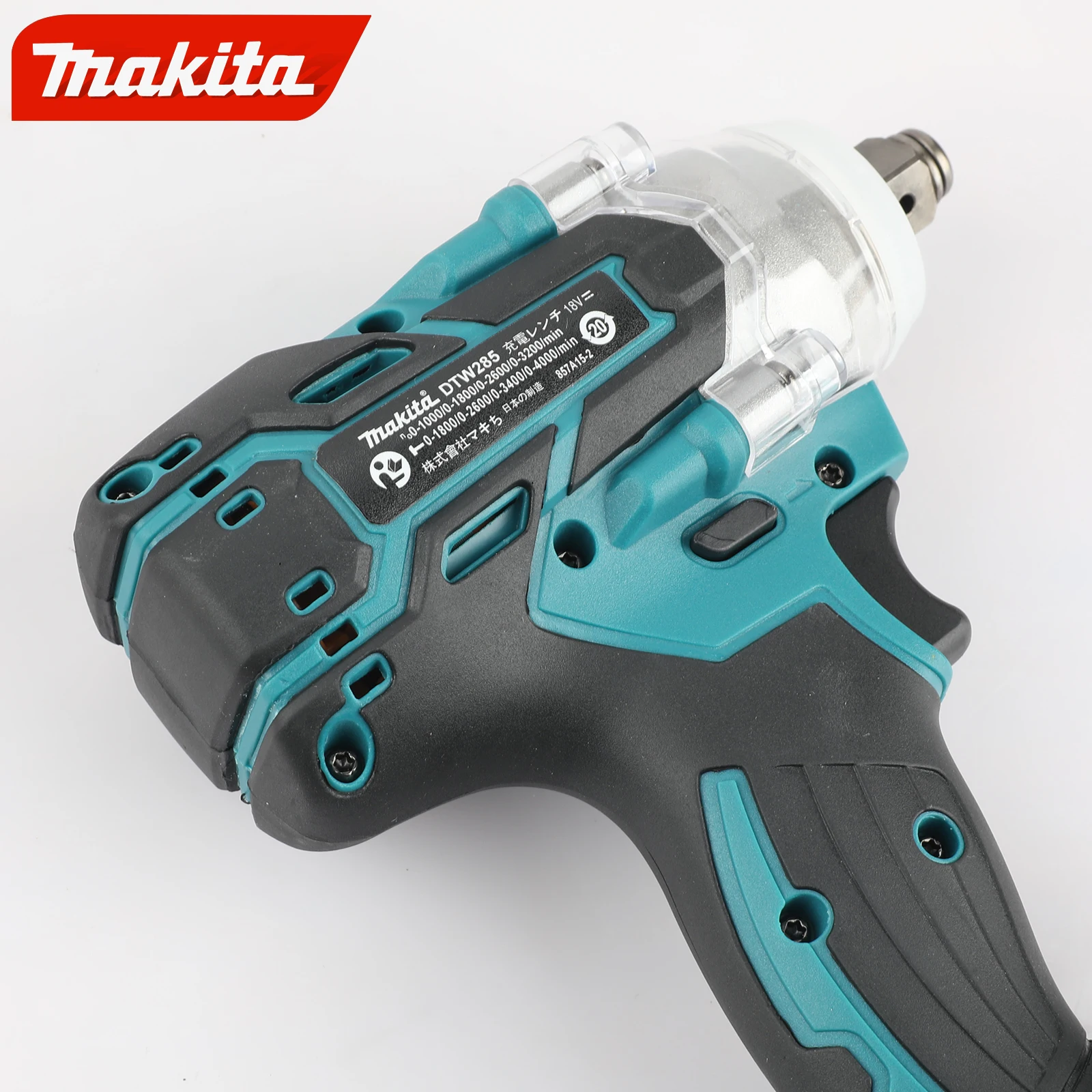 

Инструменты Makita DTW285, ударный гайковерт, бесщеточный аккумуляторный электрический ключ, аккумуляторный инструмент с высоким крутящим моментом для батареи Makita 18 В