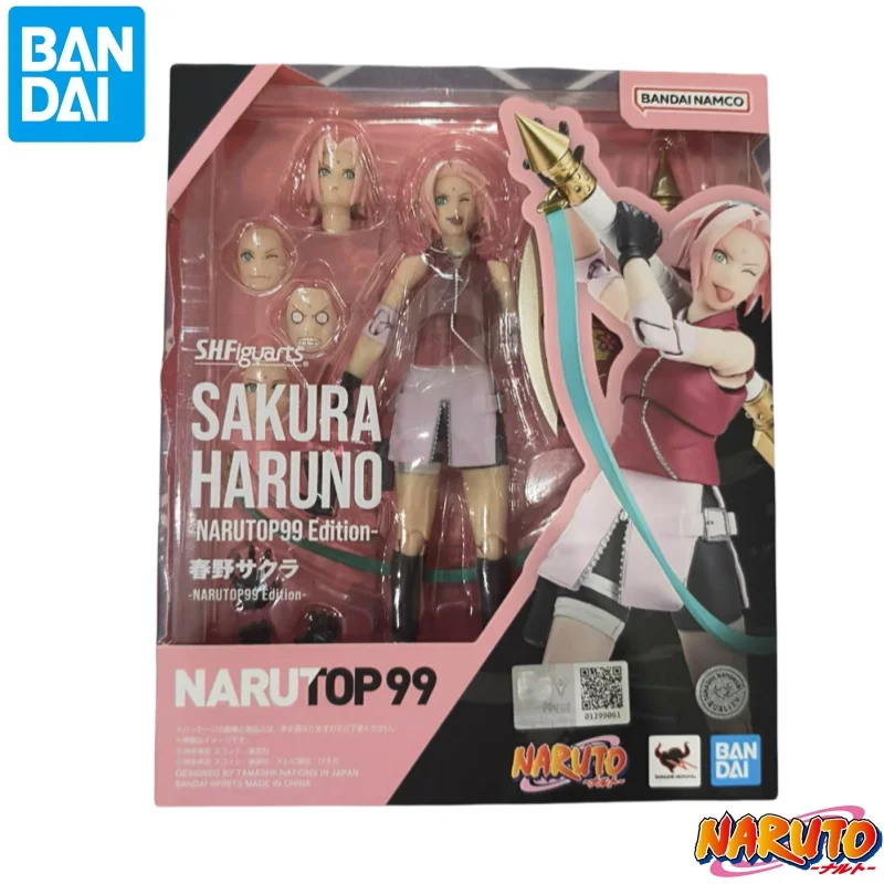 

in stock BANDAI Original BANPRESTO Naruto SHF Haruno Sakura action figure Model Doll Brand New Boxed anime characters