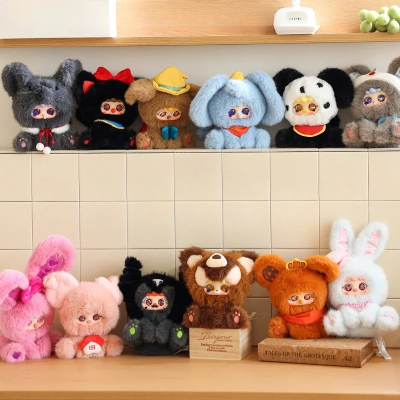 

Серия Migo Fairy Tales, слепая коробка, милая плюшевая кукла, загадочная коробка, сумка, подвеска, каваи, аниме-фигурки, игрушка-сюрприз Migo, подарки на день рождения