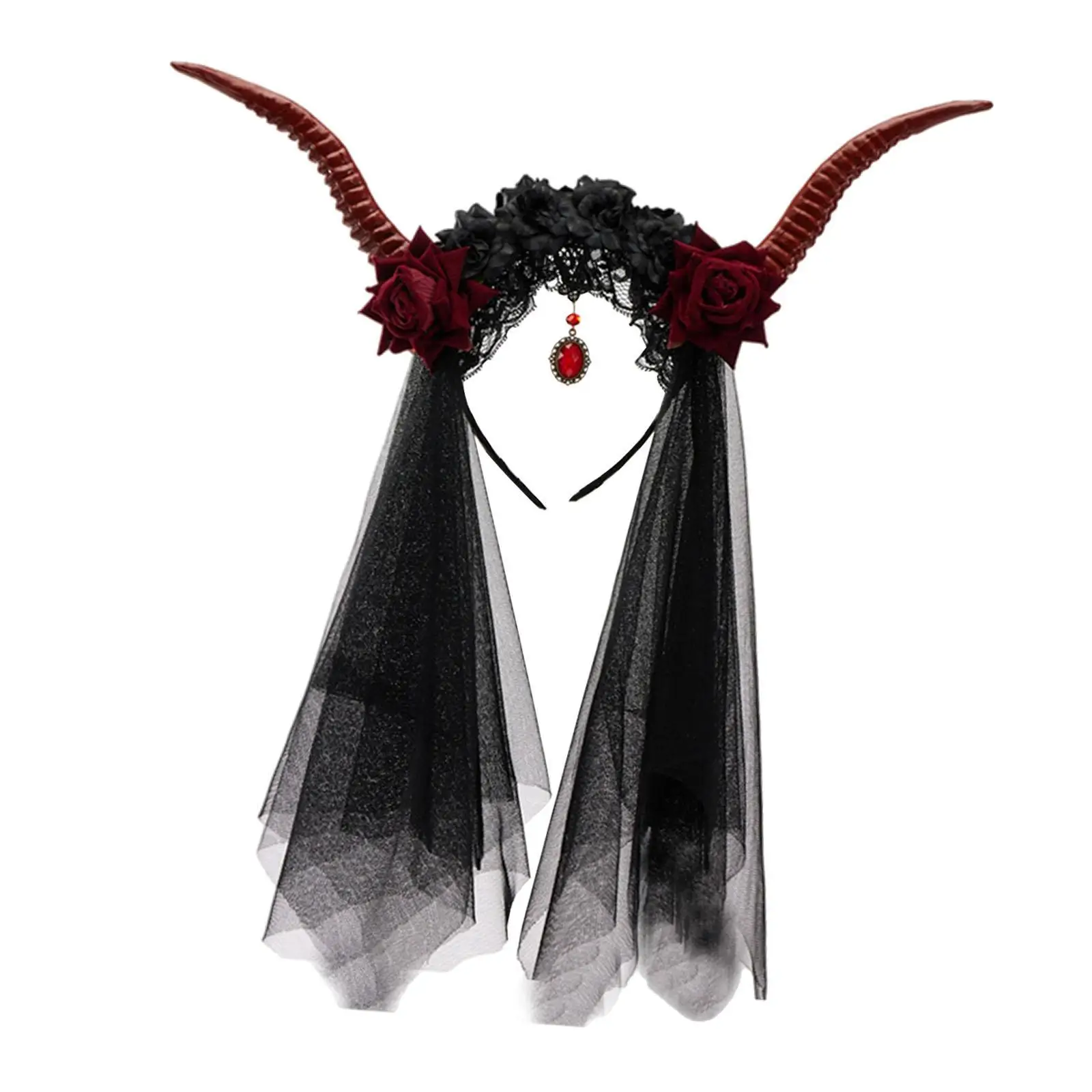 

Headband Decorative Hair Hoop Craft Clothes Net Headband for Role Playing