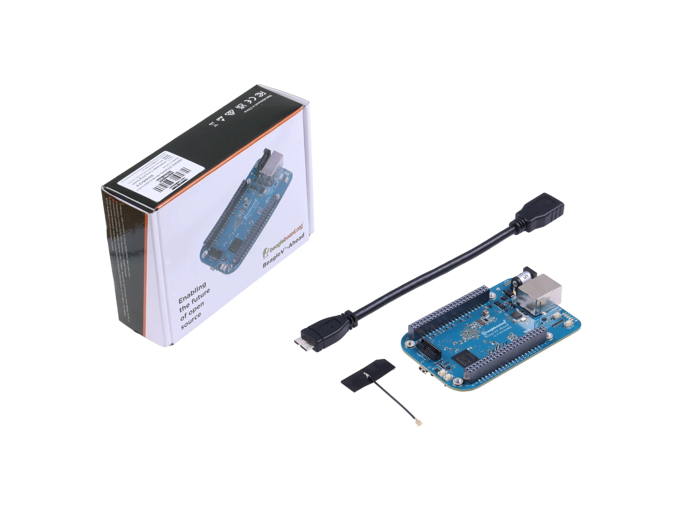 Seeed Studio BeagleV®Procesador de RISC-V con aceleración AI, WiFi 2,4G, Bluetooth 5,2, Ethernet Gagabit, 4 TOPS, IP