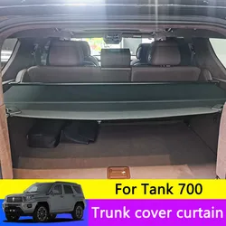 For Great Wall Tank 700 Trunk Canopy Trunk Partition Interior Storage Panel Storage and Modification Accessories