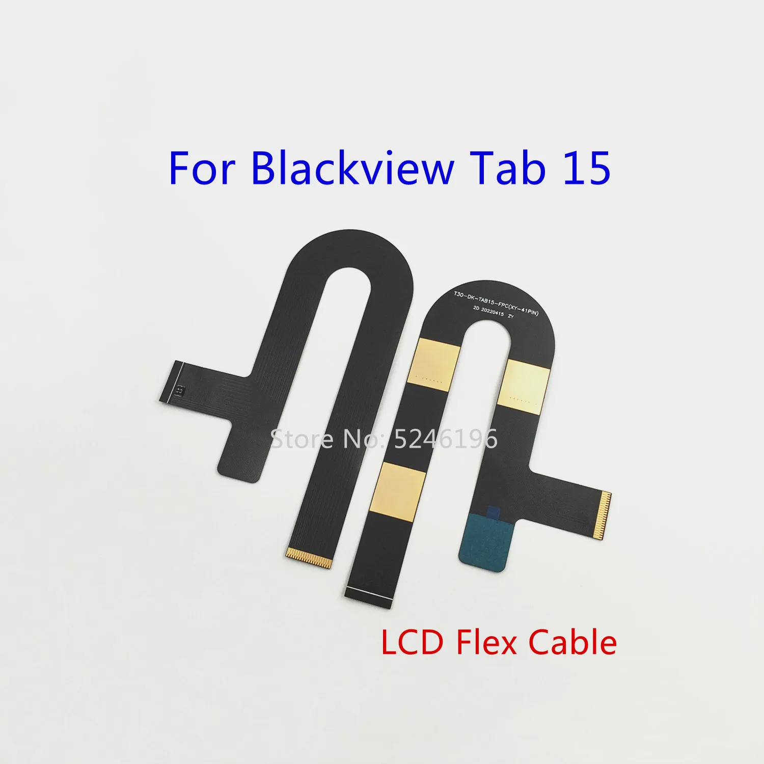 1pcs LCD Display Flex Cable Connector FPC Flex Cable T30-DK-TAB15-FPC(XY-41PIN) For Blackview Tab 15 Replace Part