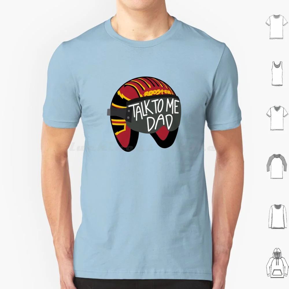 Helmet T Shirt 6xl Cotton Cool Tee 2 Maverick Maverick Goose Bradshaw Bradley Bradshaw Talk To Me Dad Flight Flying Plane