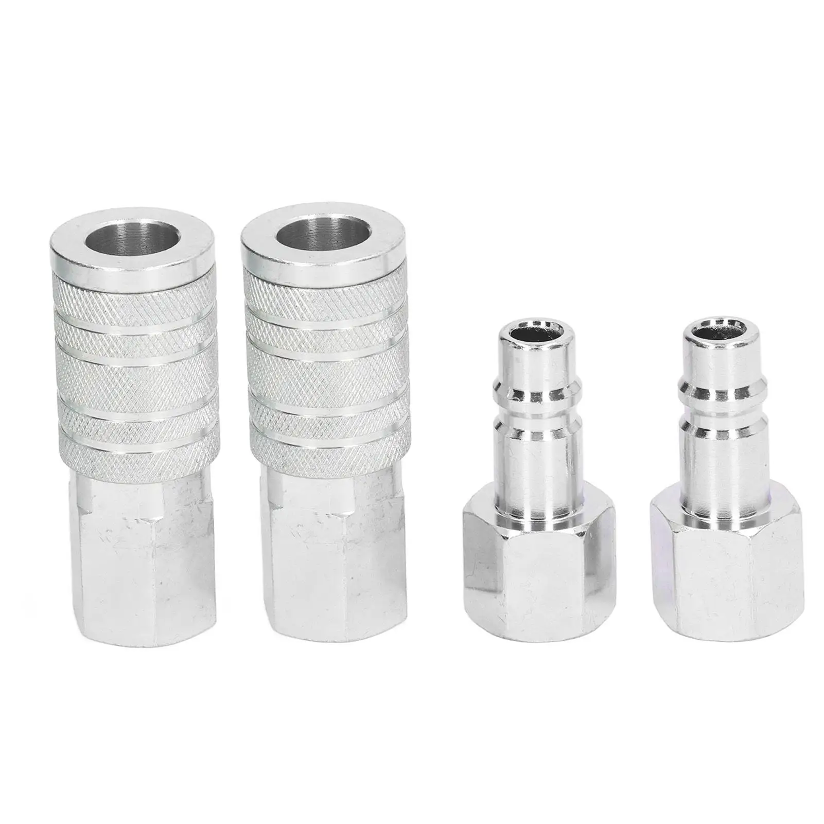 

1/2in NPT Pneumatic Tool Adapter Air Hose Fittings Coupler Plugs - Durable Connection for Grinders