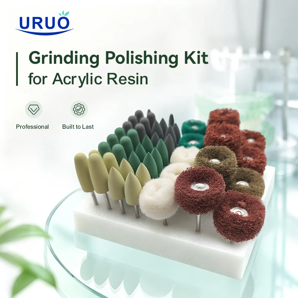 Dental Popular HP Kit for grinding or polish Acrylic, Resin Denture Grinding and polishing