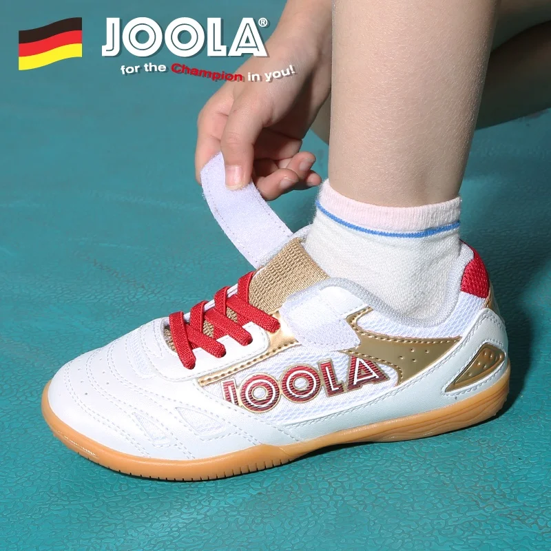 Genuine Joola Children Kids Professional Table Tennis Sports Shoes Boys  Girls Wear-resistant Sport Sneakers 0102C