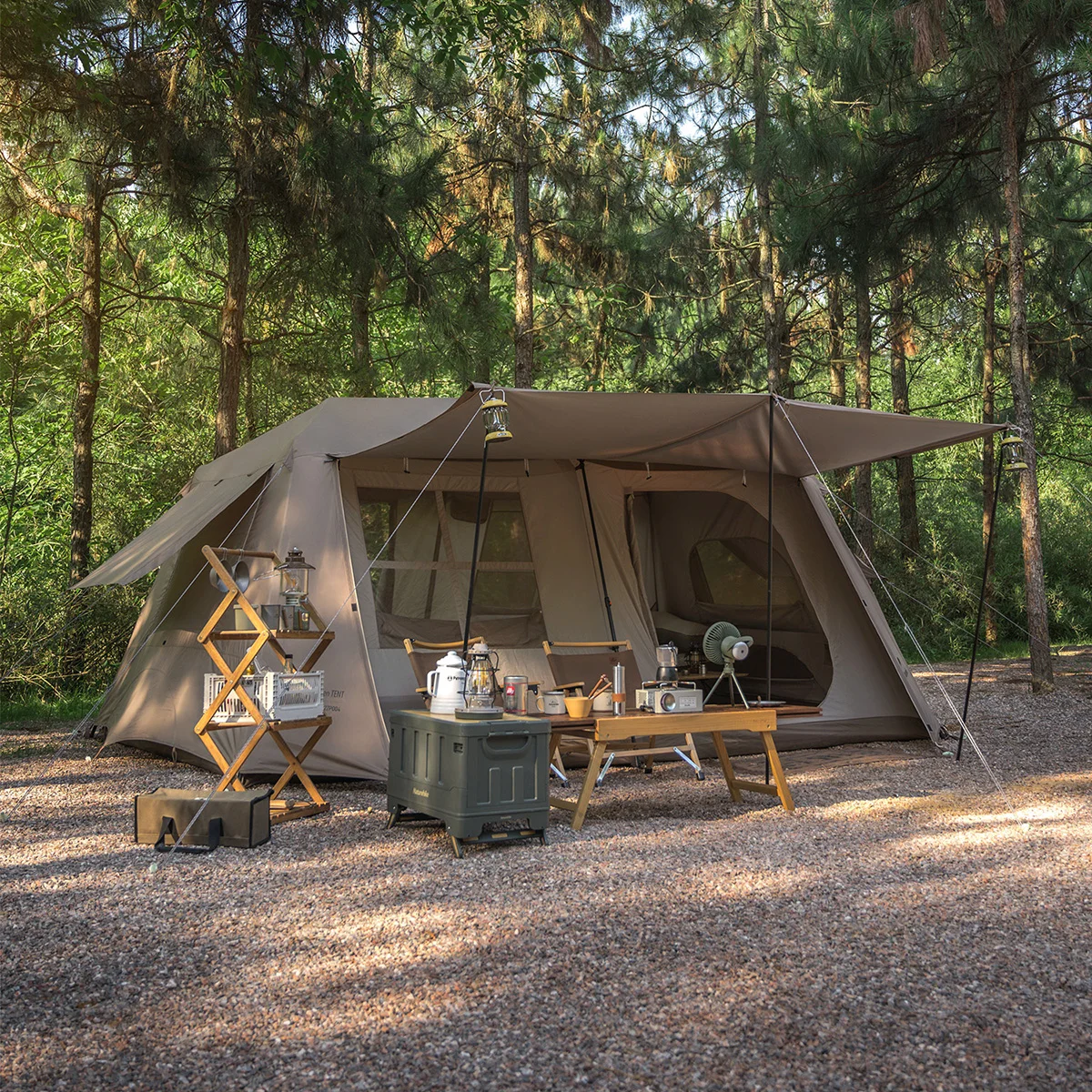 Naturehike Village-13 3-4 Person Automatic Cabin Tent