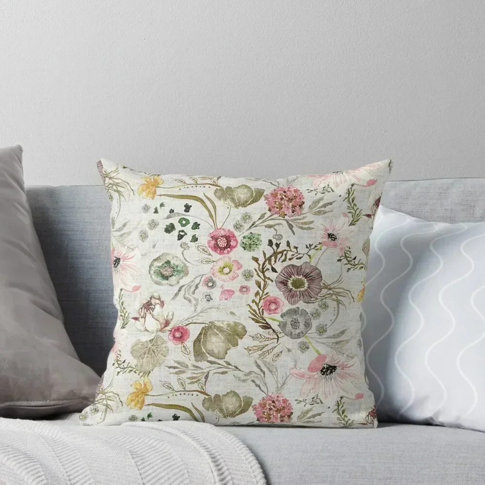 

Atlantis Floral (golden) Throw Pillow Rectangular Cushion Cover Bed pillowcases Sofa Pillow Cover luxury decor pillow