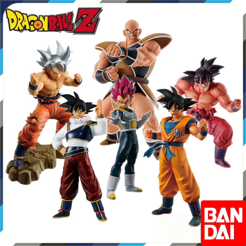 

New Original Bandai Dragon Ball Z Ichiban Kuji Toy Last Prize Nappa Vegeta Goku Saiyan Anime Figure Model Desktop Decoration Toy
