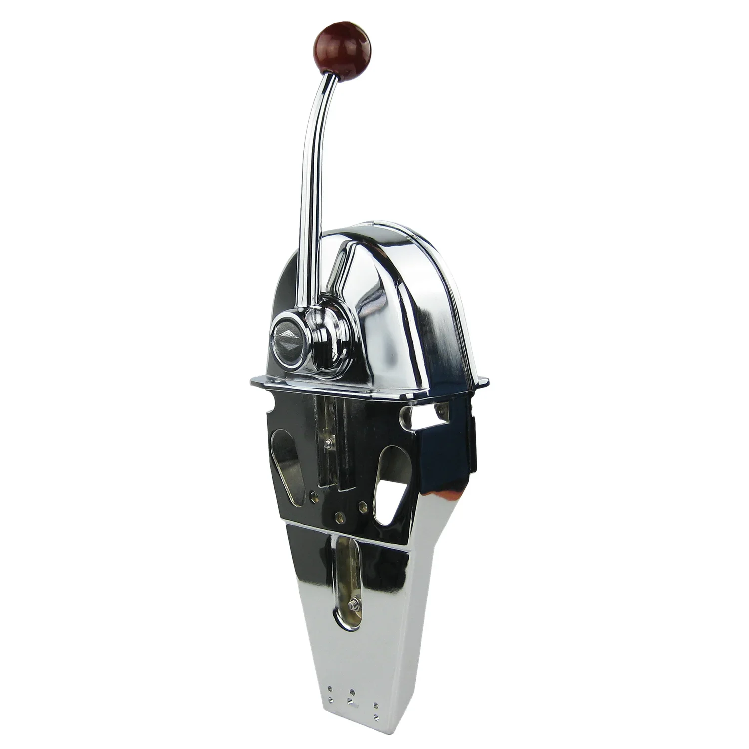 Boat Engine Control Box Universal Marine Single Lever Handle Top Mount Zinc Alloy