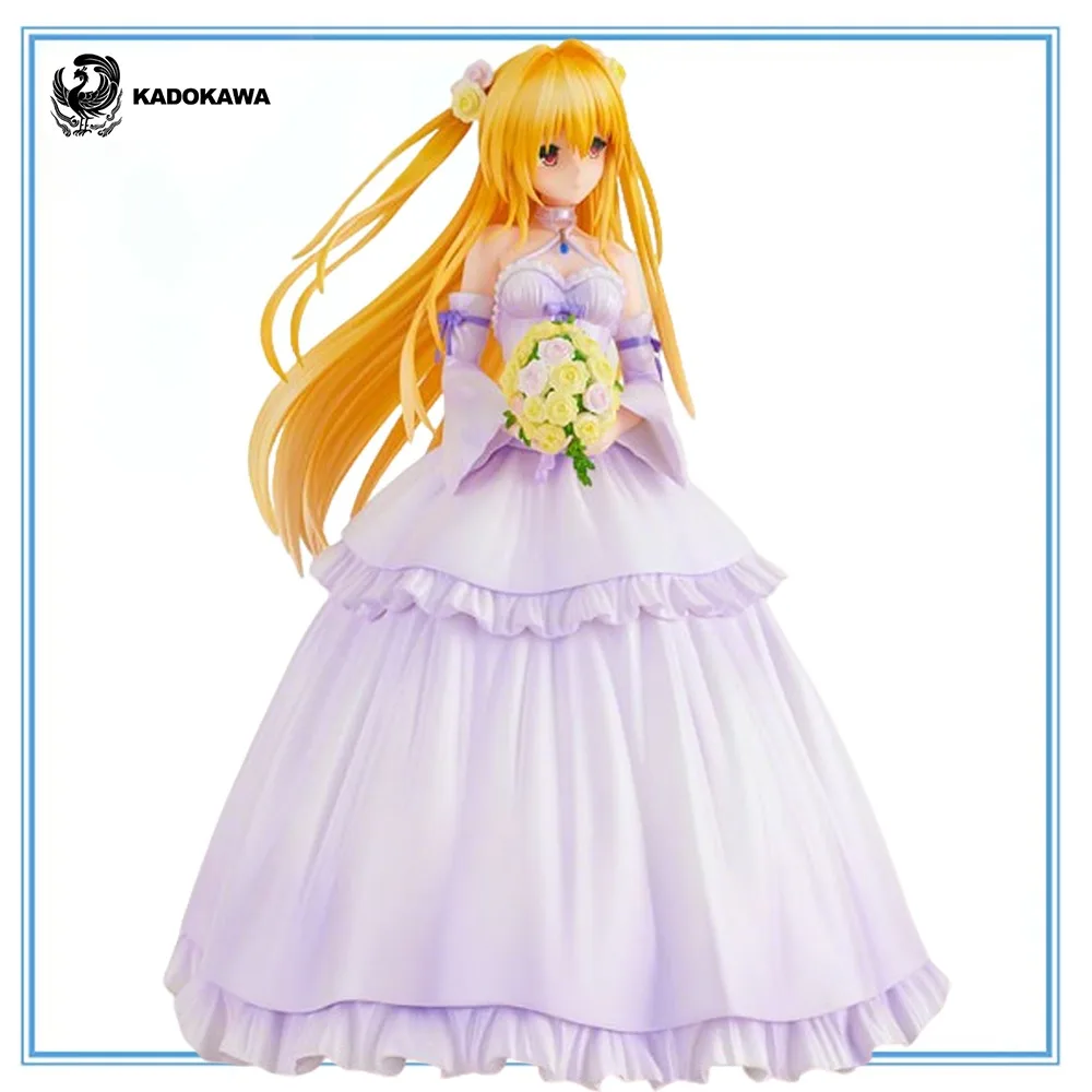100% Original in Stock Kadokawa CA Works To LOVEru Darkness Konjiki No Yami Wedding Dress Ver. Garage Kit Model Decoration
