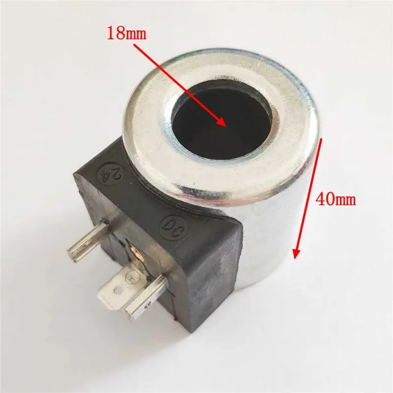 Good for HYDAC Hydraulic Pump Solenoid Valve Coil for LONKING Excavator Solenoid Valve Coil Inner Diameter 18mm Height 40mm