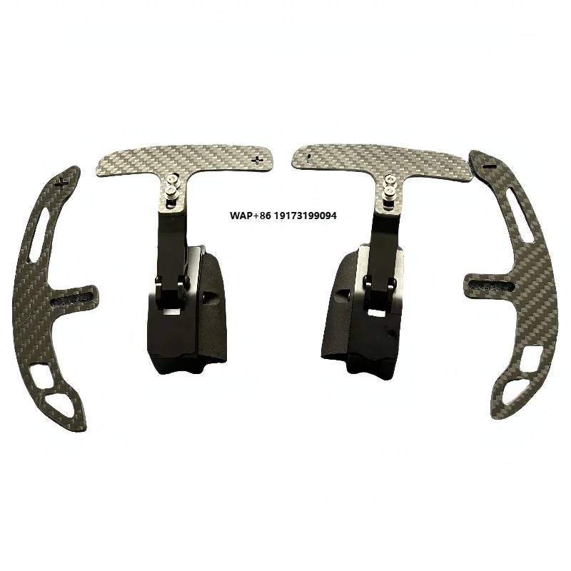 

For 992 GT3 Touring Dry Carbon Fiber Magnetic Shift Paddles Replacement Extended Shift Paddles Shift Dial