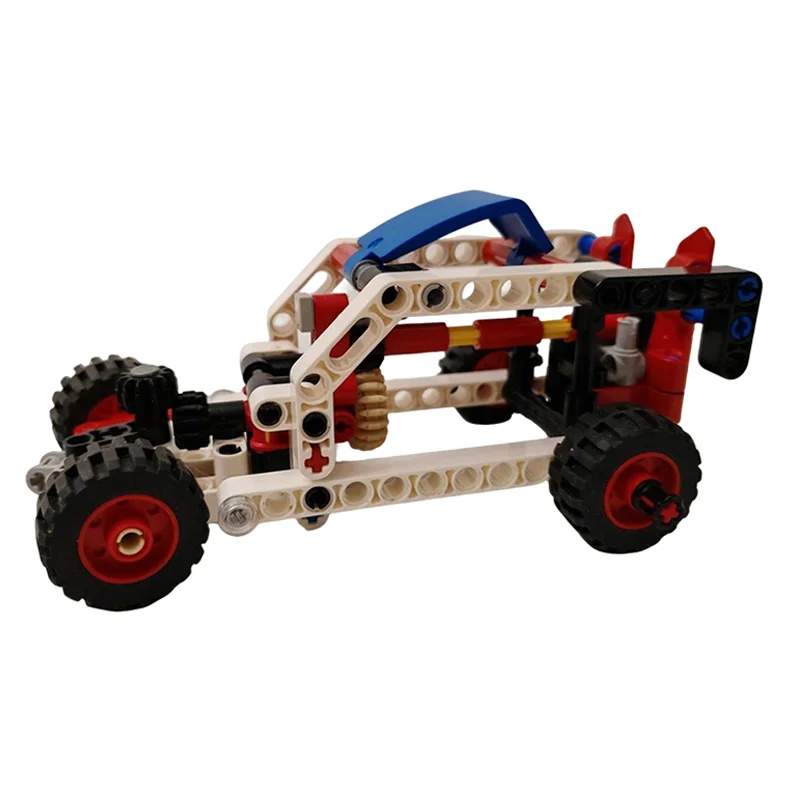 131 Piezas MOC, Bloques de Construcción Técnicos, Modelo de Hot Rod, Construcción Alternativa, Juguetes de Arquitectura, Regalo de Navidad, Idea Creativa, Educación