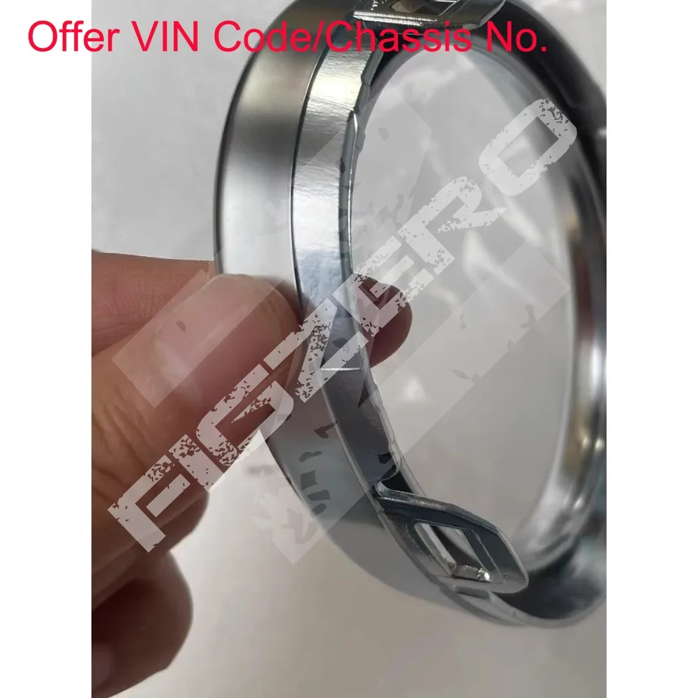 Silver Exhaust Pipe Trim Cover Rear Bumper Lower Guard Cover For Chery Arrizo 8 - view 2
