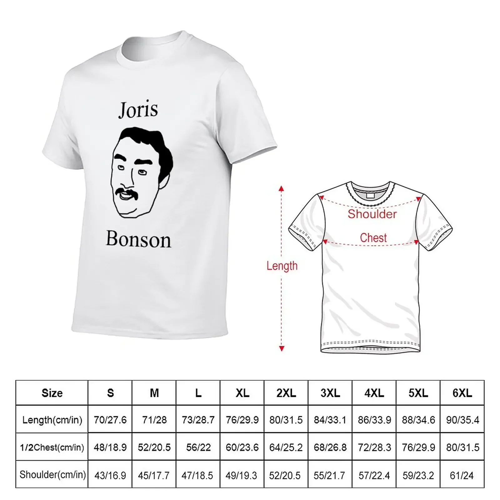 Joris Bonson T-Shirt plus size tops blanks tops t shirts for men pack