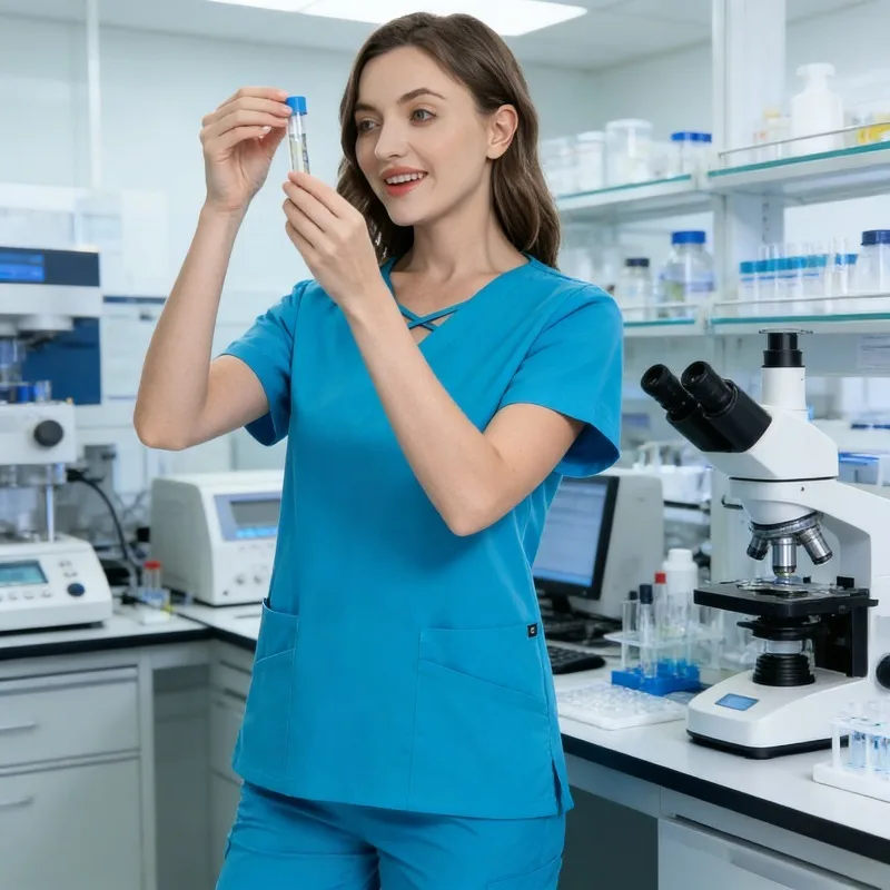 Elastic Medical Scrubs for Doctors and Nurses, Specialized for Operating Rooms, Beauty Salons, and Medical Aesthetic Clinics.