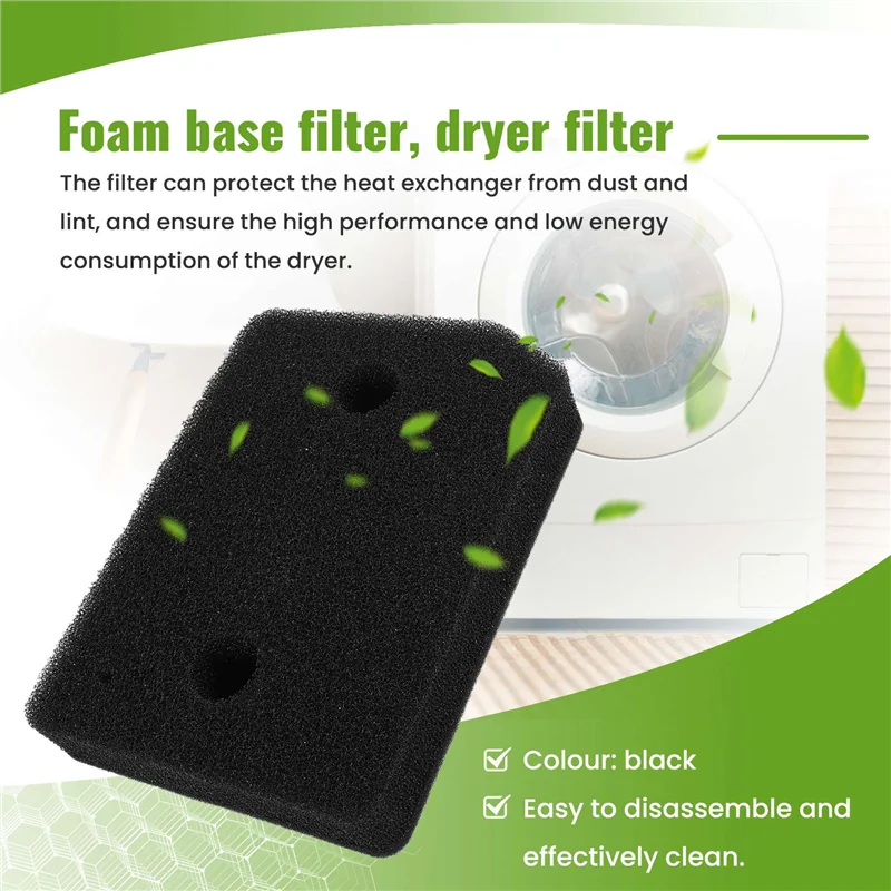 Акция! 2 шт. сменный фильтр для 9164761, сушилка с тепловым насосом, сушильный фильтр конденсатора, фильтр с пенопластовым основанием, детали сушилки