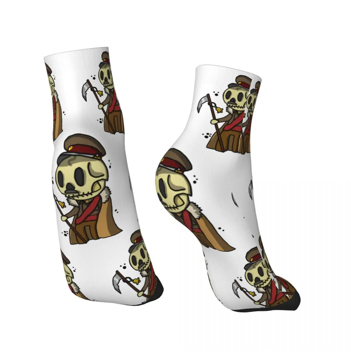 Happy Men's Ankle Socks Spain Leader Franco Hip Hop Novelty Crew Sock Gift Pattern Printed