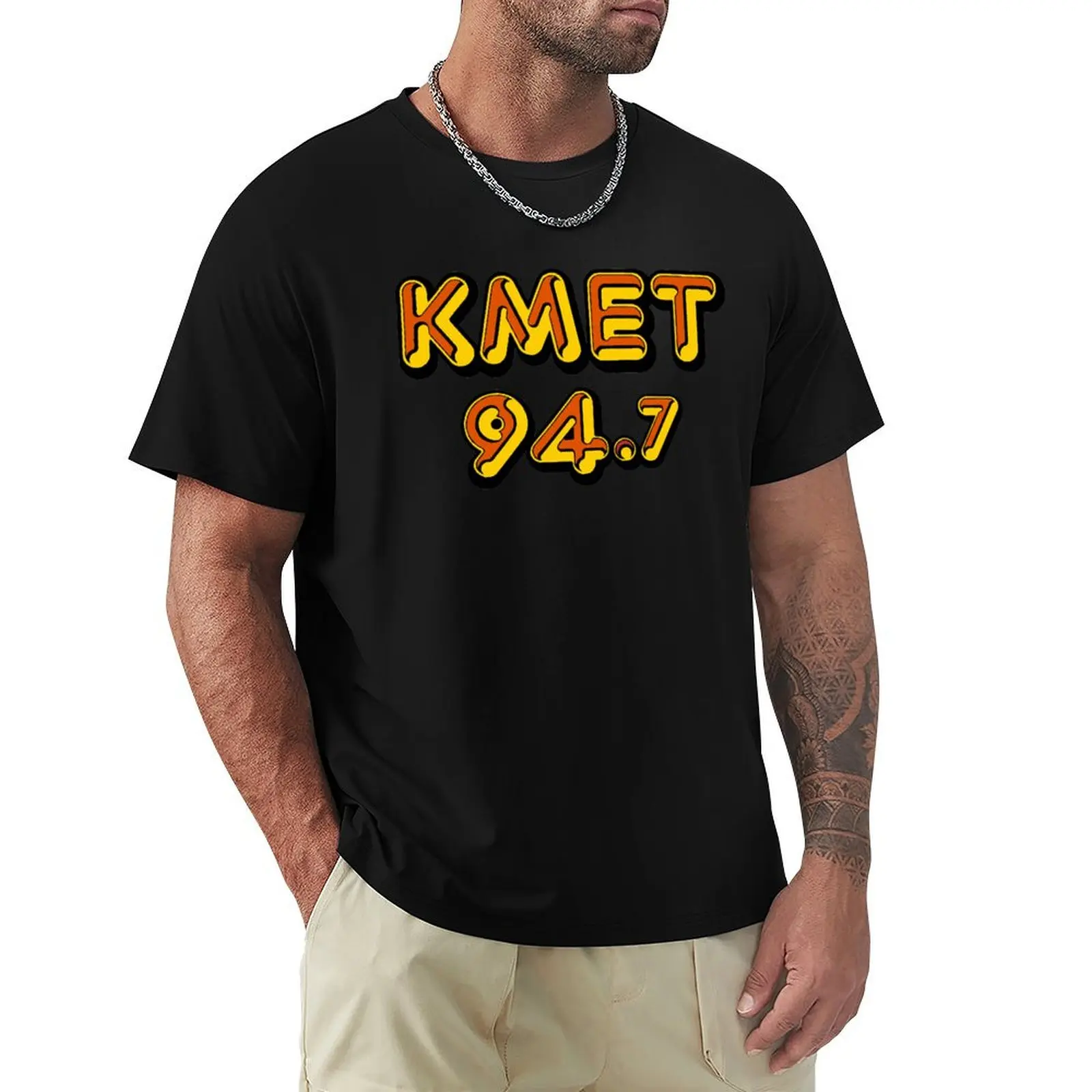 KMET 94.7 T-Shirt Sun Protective Outdoor Tee Top