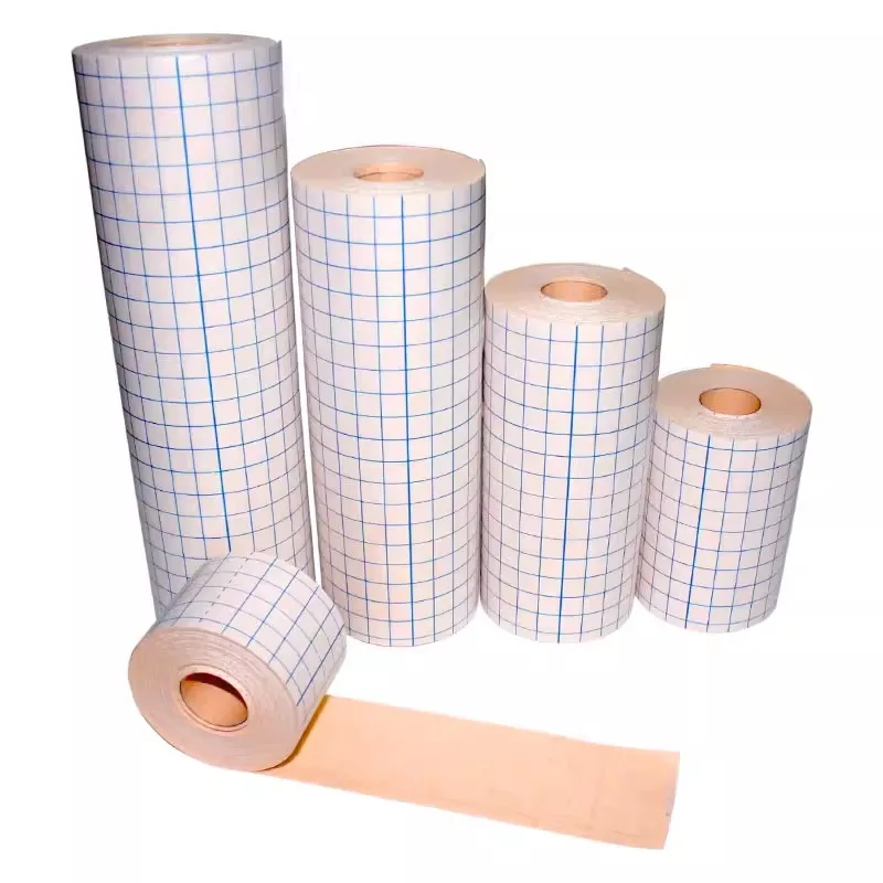 1Roll Self Adhesive Medical Non-woven Tape White Yellow Skin Color Wound Dressing Care Gauze Indwelling Needle Fixation Tape