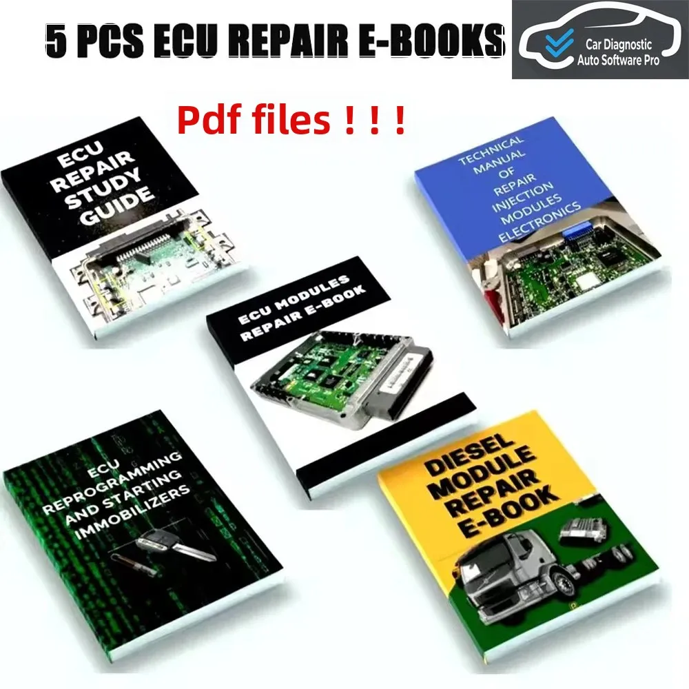 

Pack of 5 ECU Repair Manuals PDF Diesel Electronics Study Guide for Car & Truck Diagnostic Tools Injection Modules Repairing