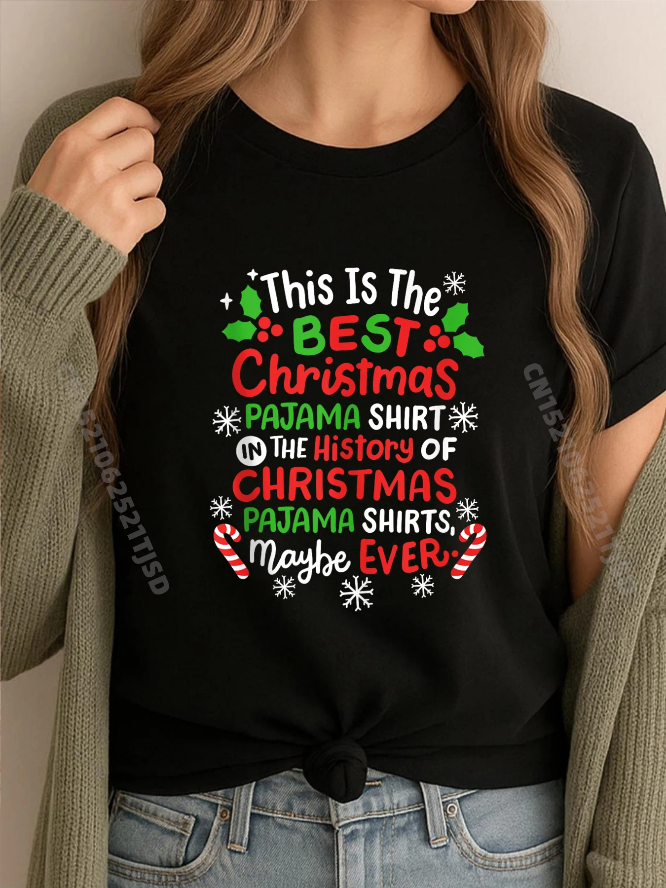 

Это лучшая рождественская пижама, рождественская футболка, классические винтажные футболки, забавные