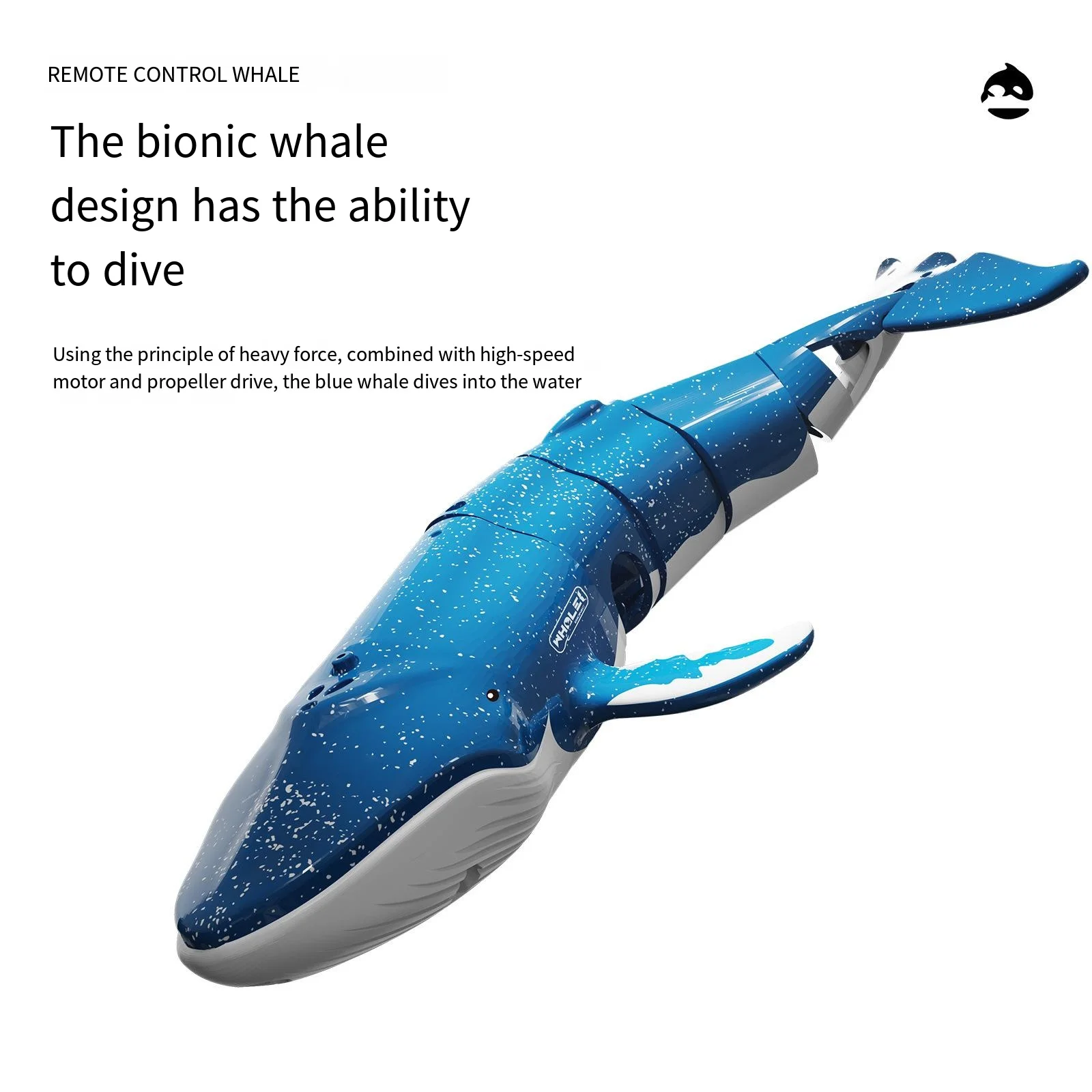 B4 Remote Control Whale Simulation Water Boat Electric Summer Water Shark Submersible Water Spray Boy Toy Gift