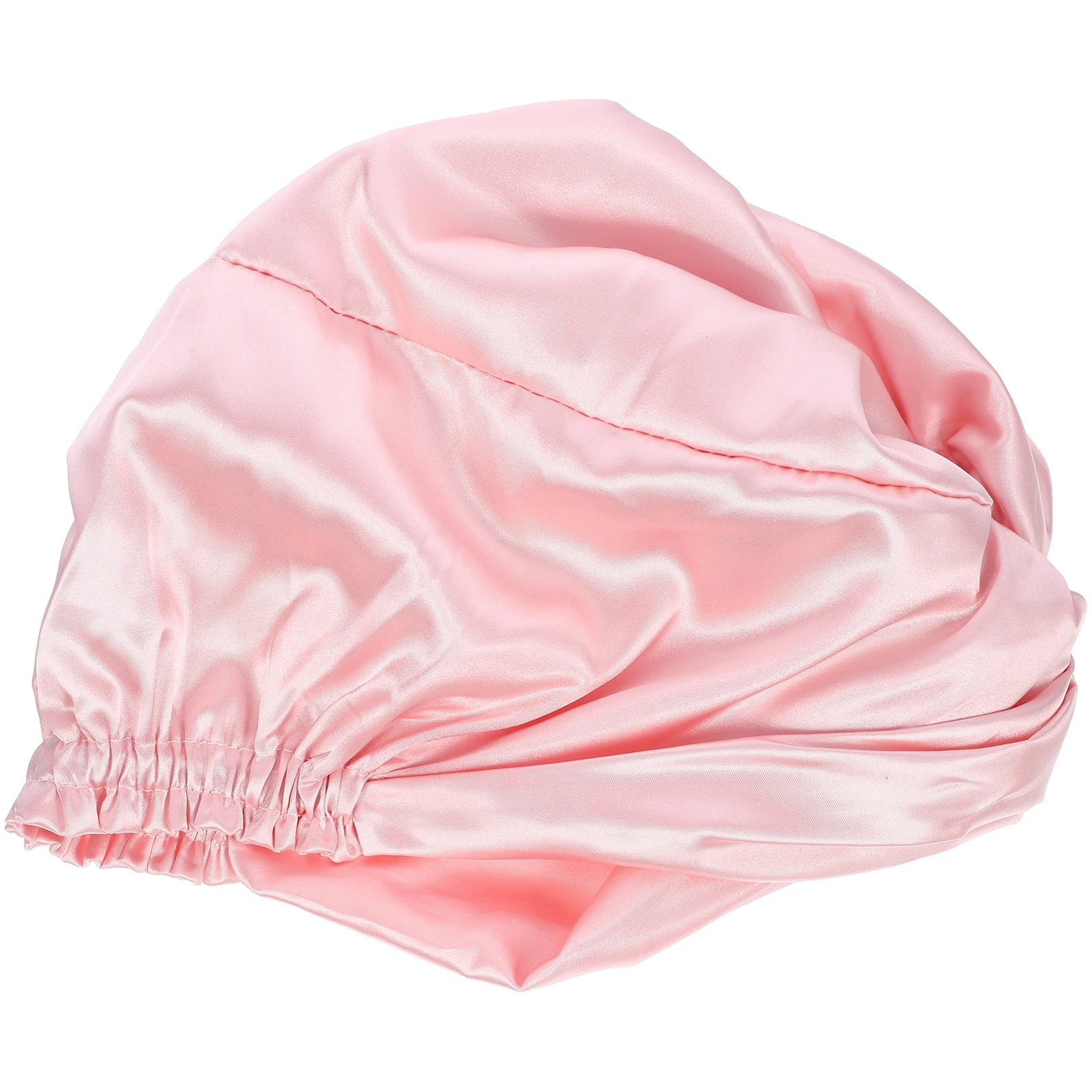 

Hair Bathing Silk Bonnet For Sleeping Makeup Protective Bonnet Caps Women Simulated Silk Scarf Twisted Design Comfortable