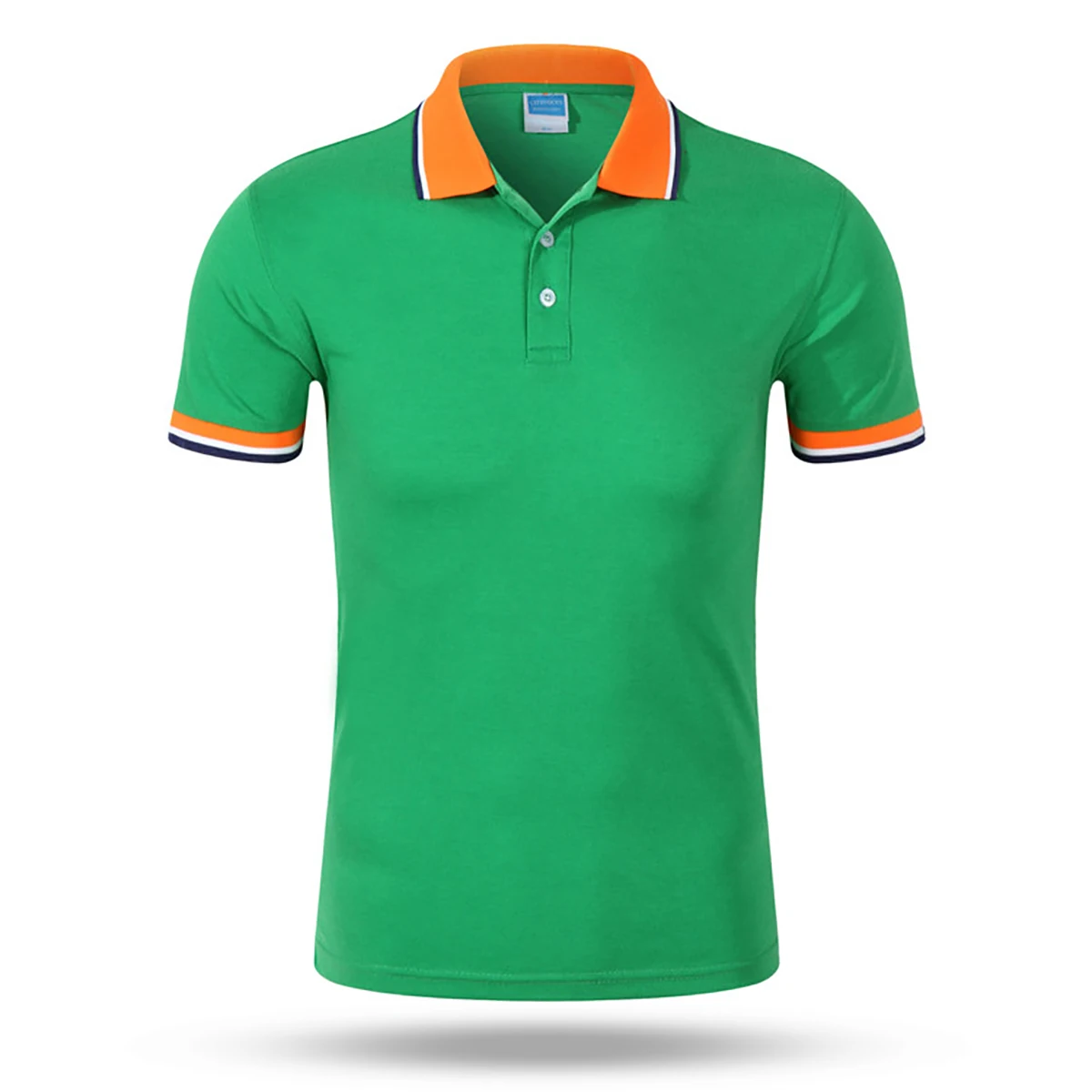 Men's POLO Shirt Short-Sleeved Top Spring Summer Breathable Mesh Collar Orange Purple Other Colors to Choose From
