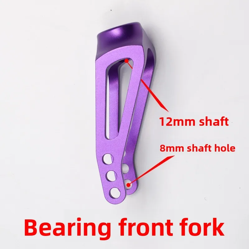 Aluminum Alloy Front Fork Front Wheel Universal  Guide  Scooter Trolley Disabled Sports Wheelchair Accessories