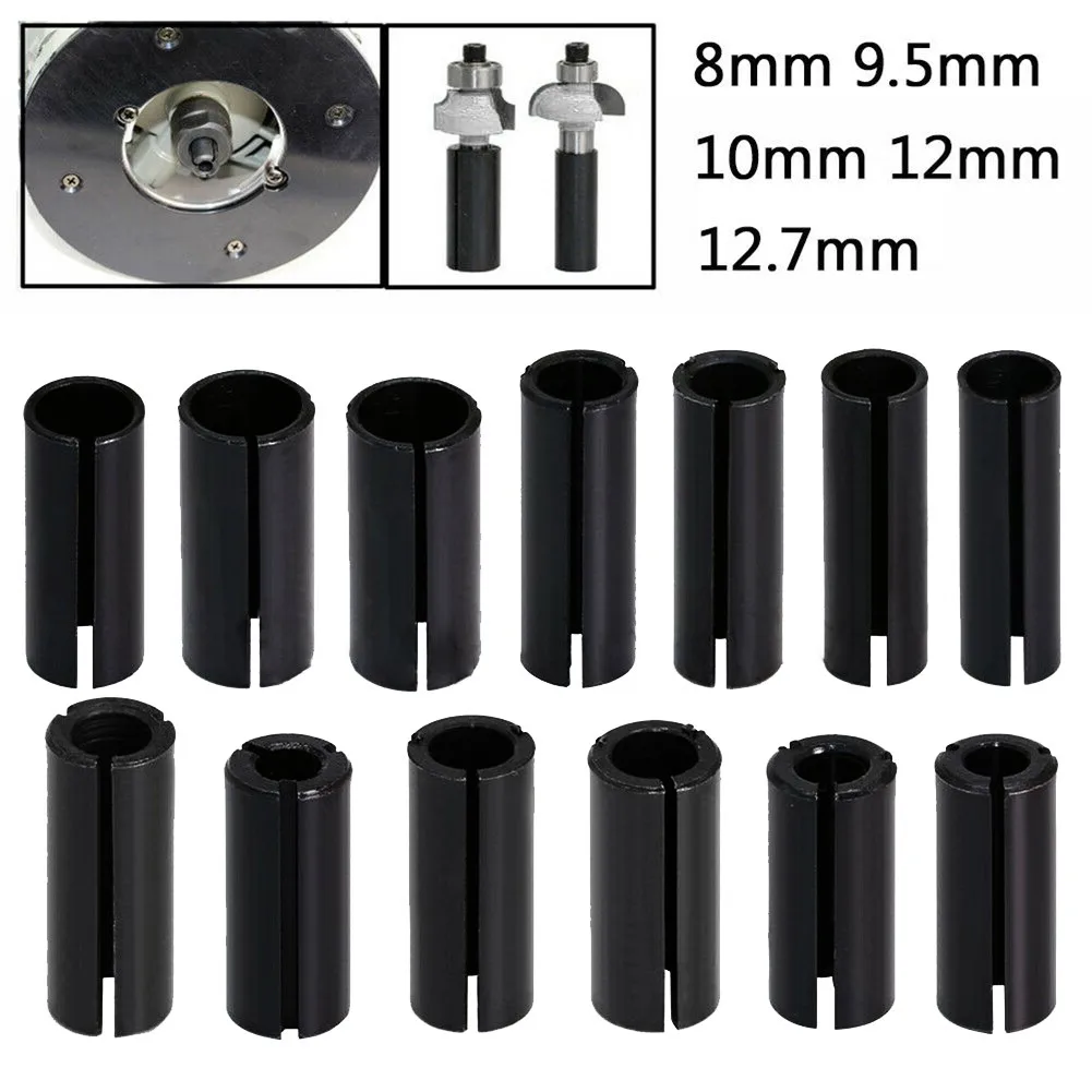 1pcs/13pcs CNC Router Bit High Precision Adapter Collet Milling Cutter Tool Adapters Holder 6mm 6.35mm 8mm 10mm 12mm 12.7mm