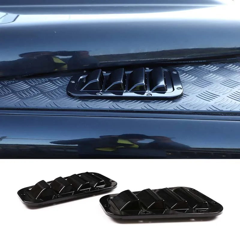 

Car Front Engine Hood Bonnet Vents Hood Air Outlet Decoration Cover Car Accessories For Land Rover Defender 90 110 130 2004-2018